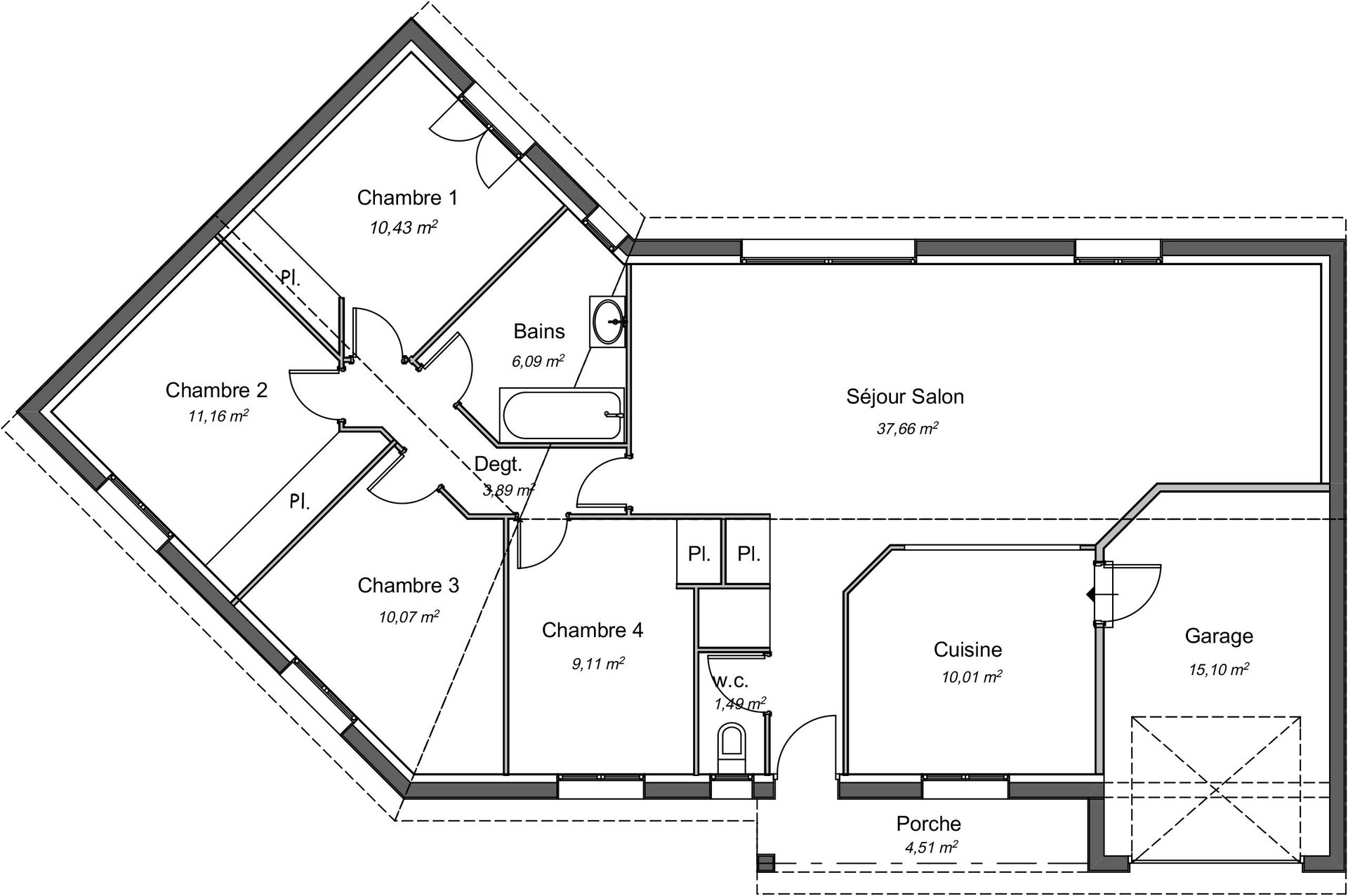 Maison à vendre, 100m², Tanus