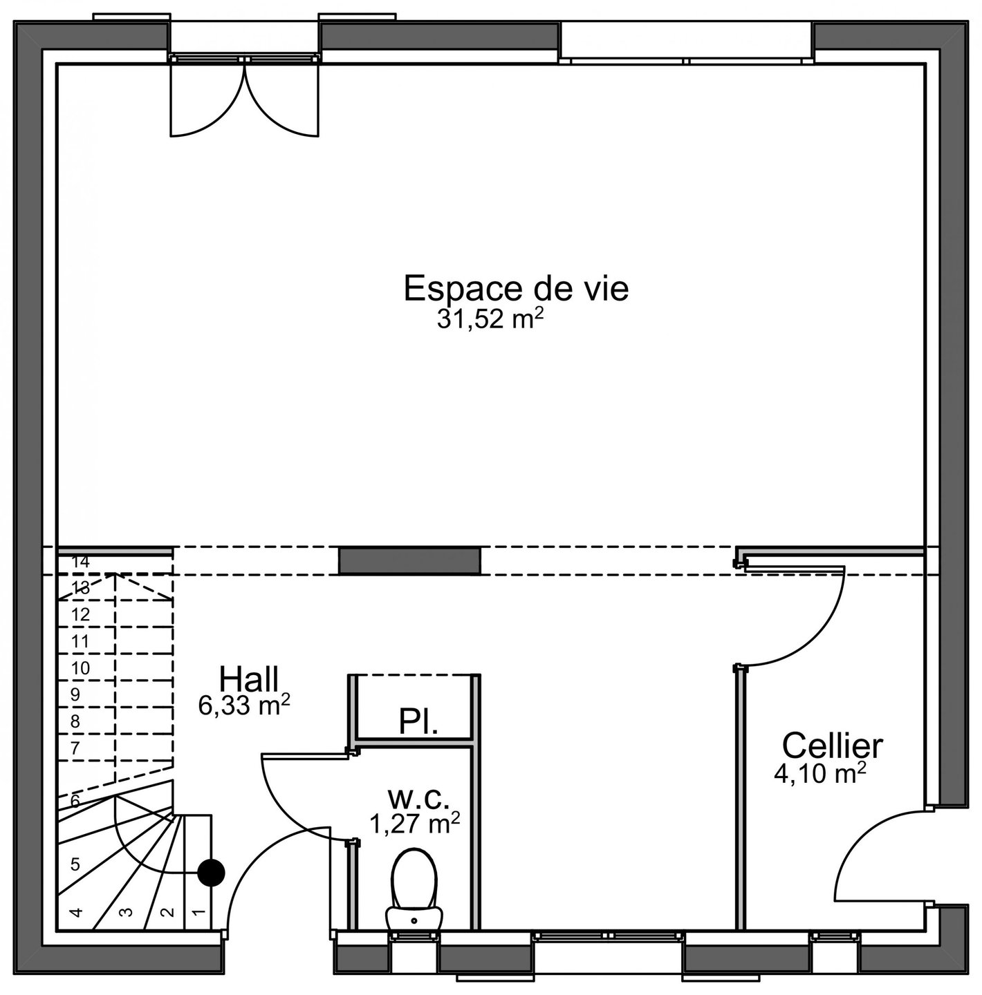 Maison à vendre, 90m², Causse-de-la-Selle