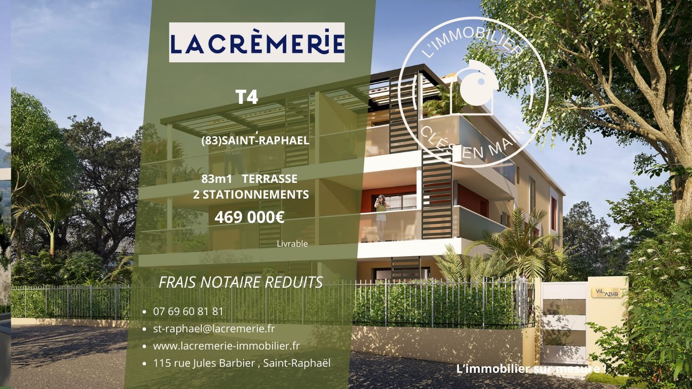 Appartement à vendre, 83m², Saint-Raphaël