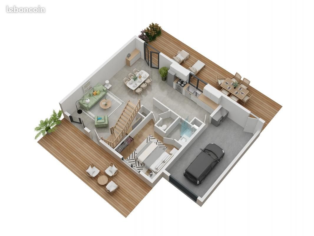 Maison à vendre, 105m², Saint-Aubin-de-Terregatte