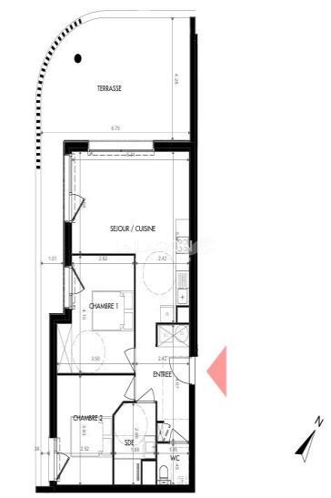 Appartement à vendre, 63m², Saint-Cyprien