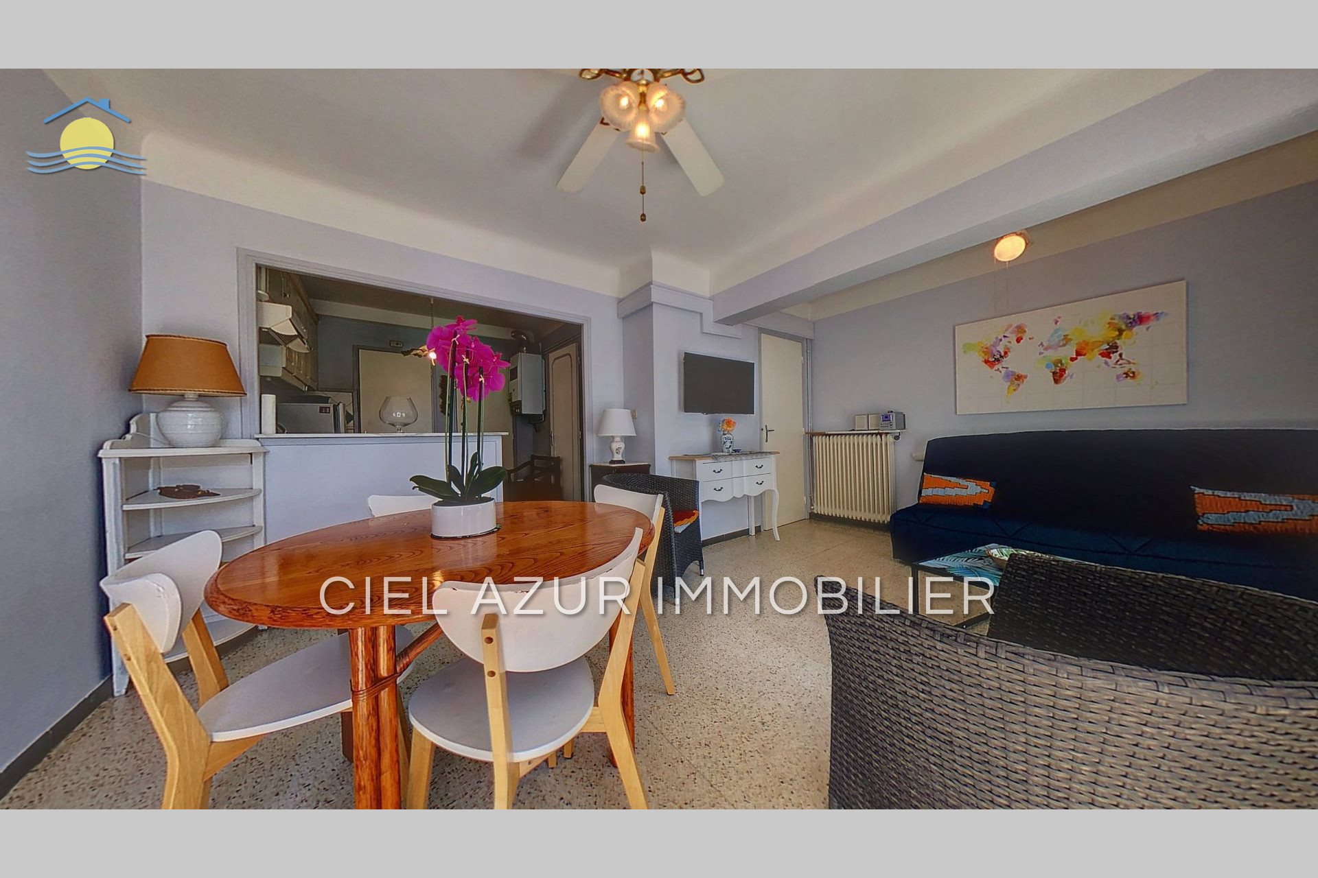 Appartement à louer, 55m², Juan-les-Pins