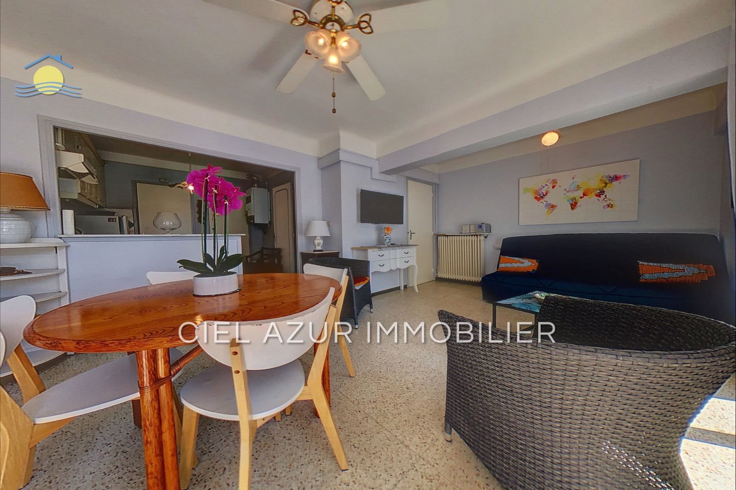 Appartement à louer, 55m², Juan-les-Pins
