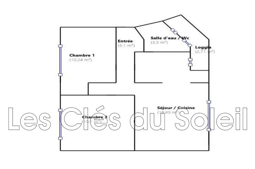 Appartement à vendre, 48m², Brignoles
