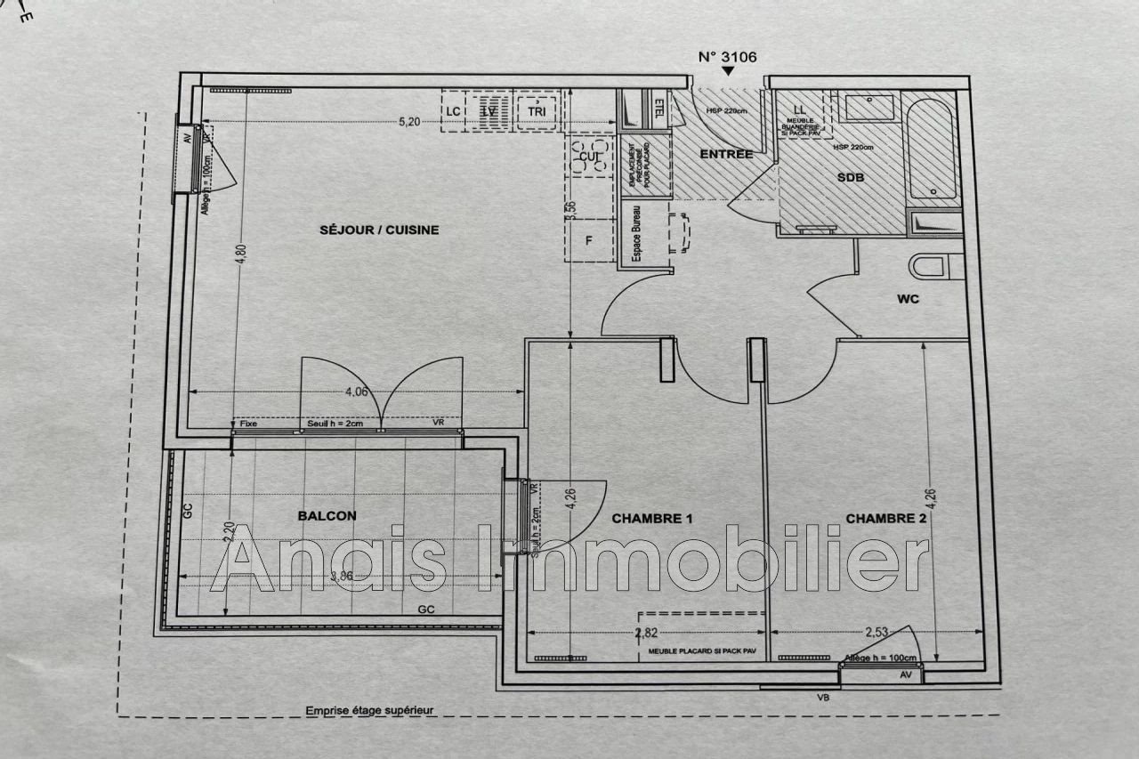 Appartement à louer, 60m², Cogolin