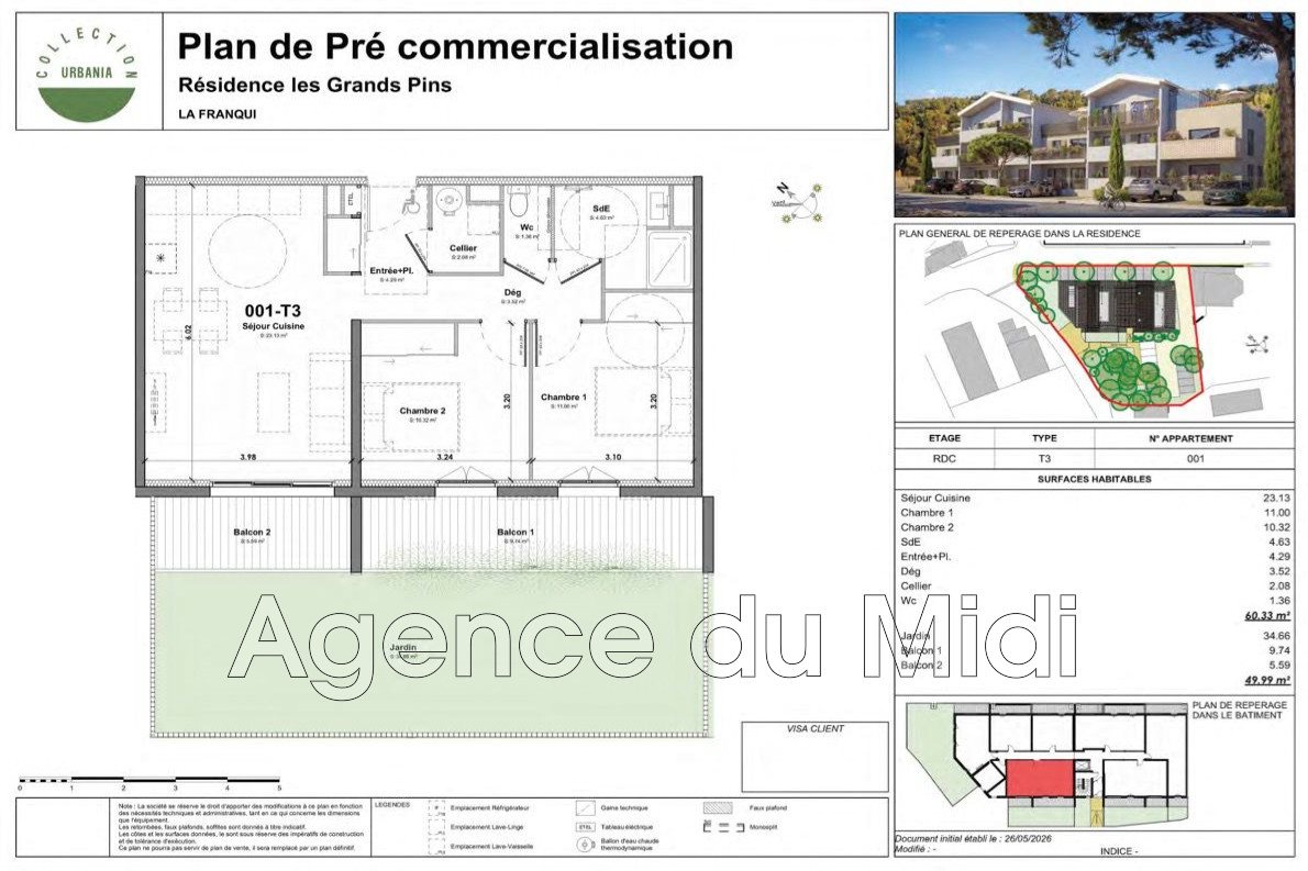 Appartement à vendre, 60m², Leucate