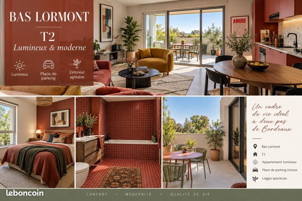 Appartement à vendre, 63m², Lormont