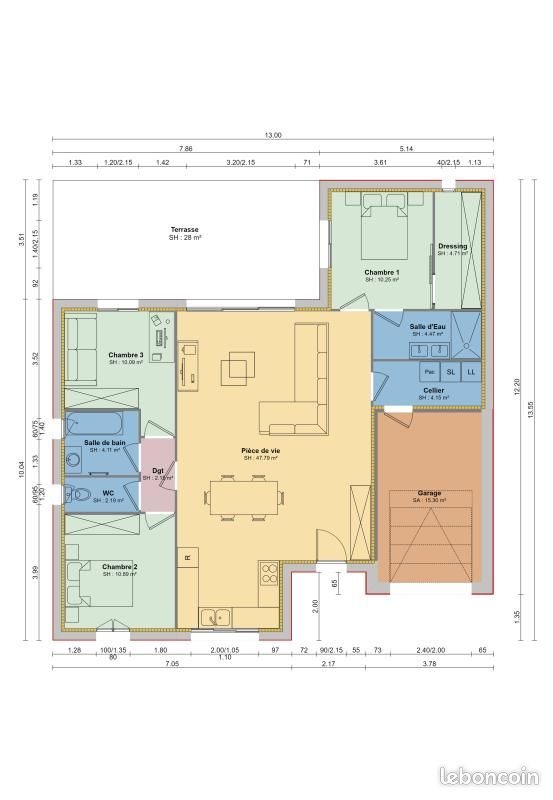 Maison à vendre, 100m², Bouhet