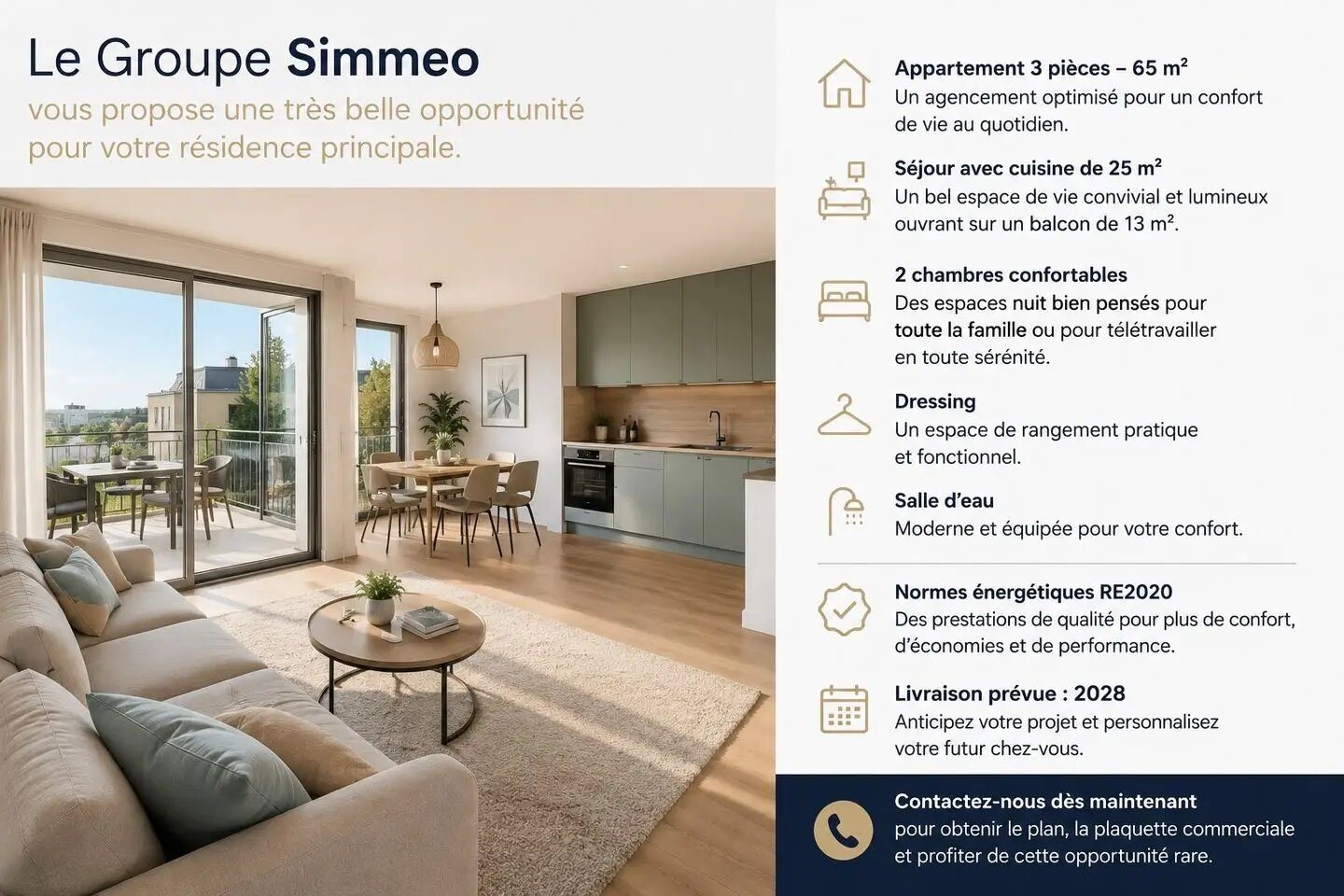 Appartement à vendre, 65m², Saint-Ouen-sur-Seine