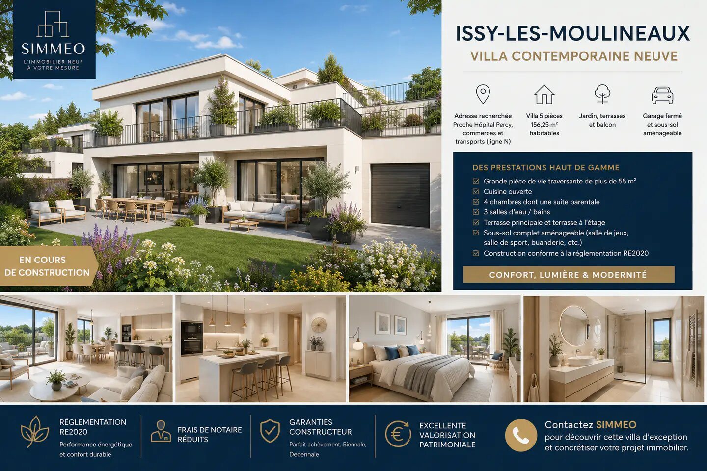 Maison à vendre, 156m², Issy-les-Moulineaux