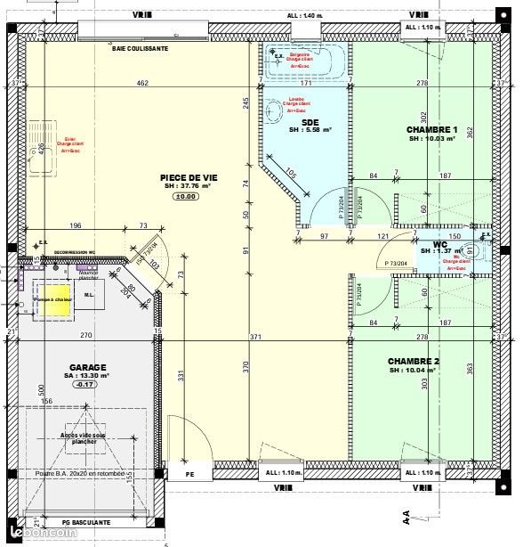 Maison à vendre, 65m², Besné