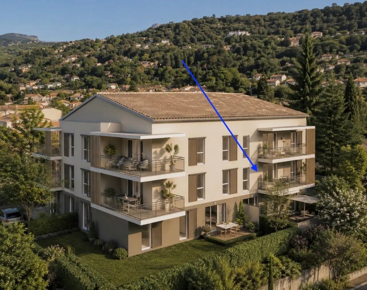 Appartement à vendre, 61m², Grasse