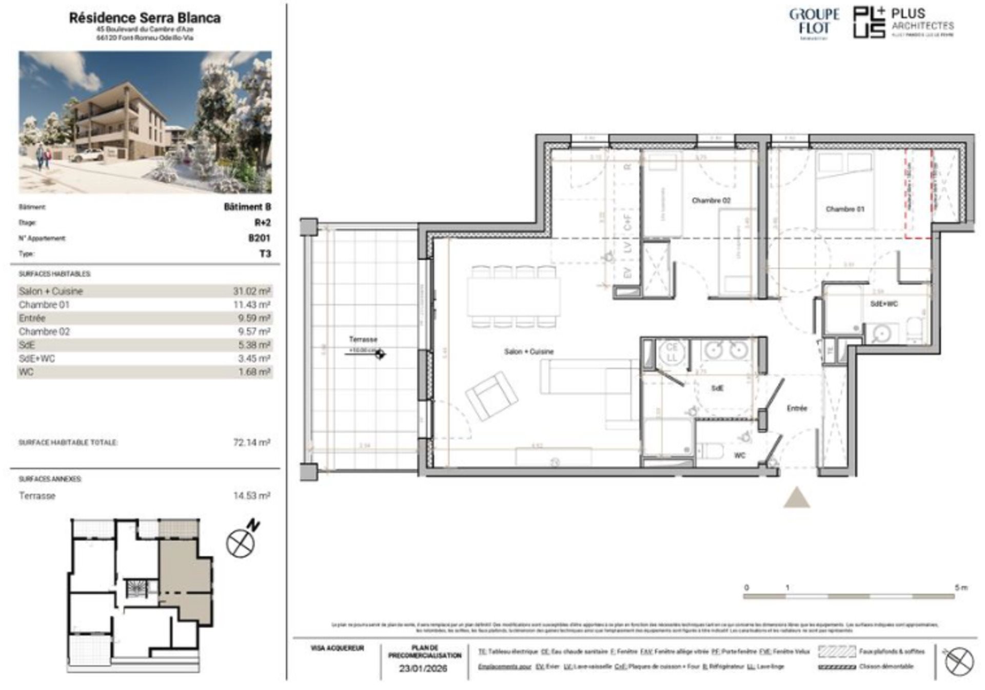 Appartement à vendre, 72m², Font-Romeu-Odeillo-Via