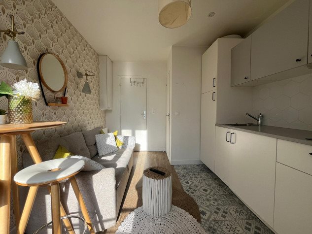 Appartement à louer, 27m², Paris 18ème