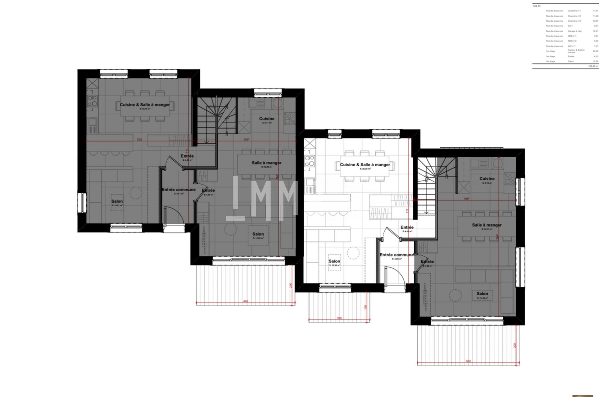 Appartement à vendre, 105m², Saint-Maurice