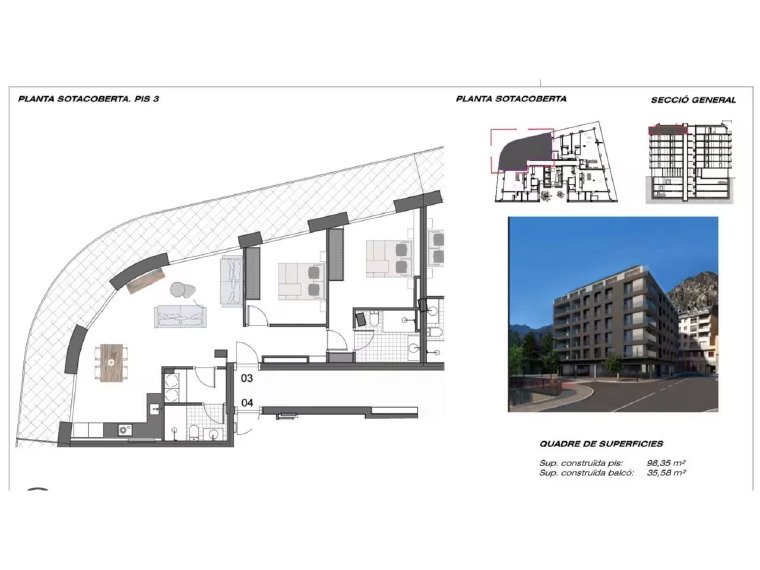 2-bedroom penthouse for sale in Andorra la Vella · 3 of 14