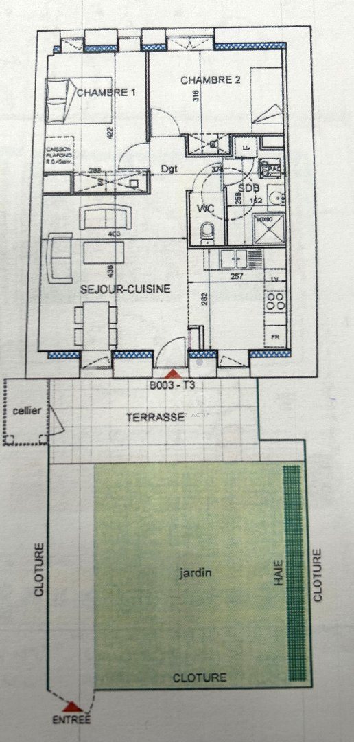 Appartement à vendre, 56m², La Motte-Servolex
