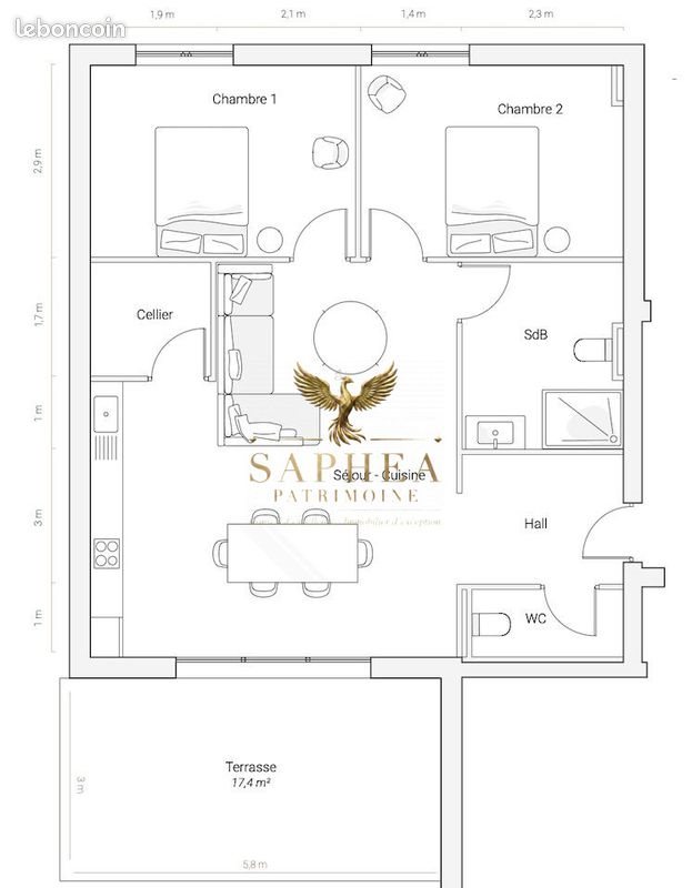 Appartement à vendre, 108m², Bastia