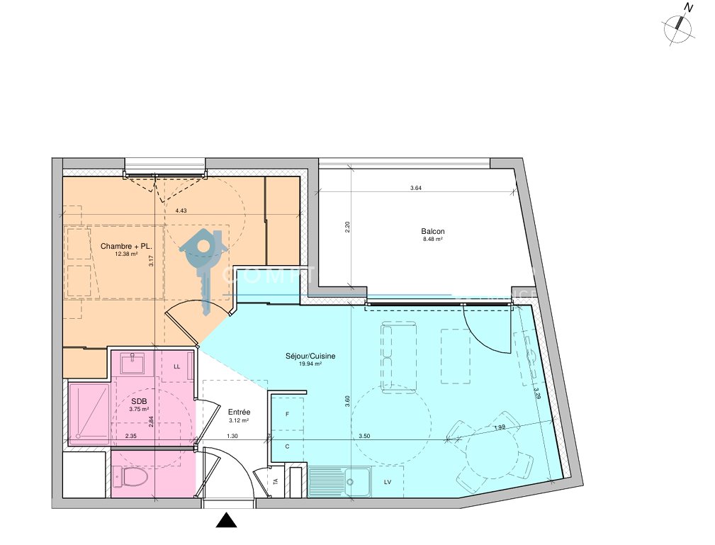 Appartement à vendre, 40m², Le Cheylas