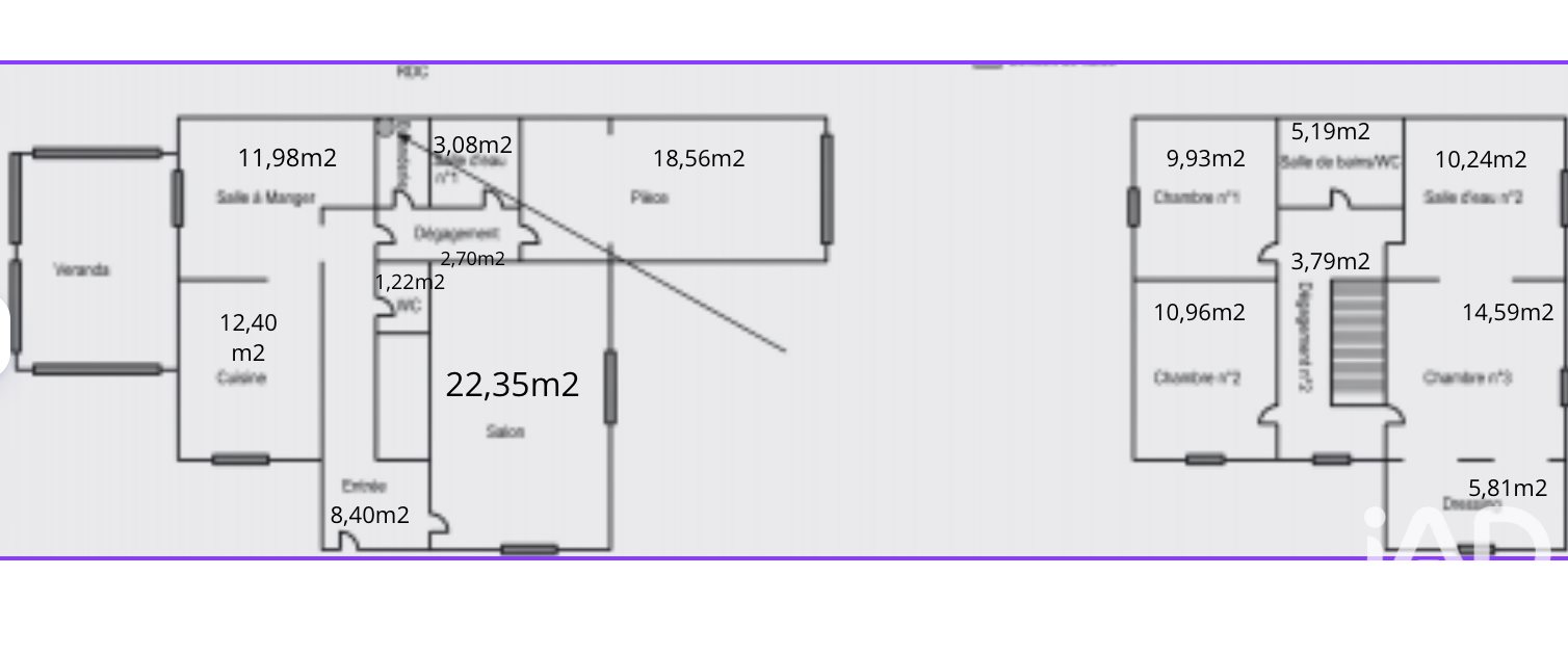 Maison à vendre, 125m², Villeneuve-la-Rivière