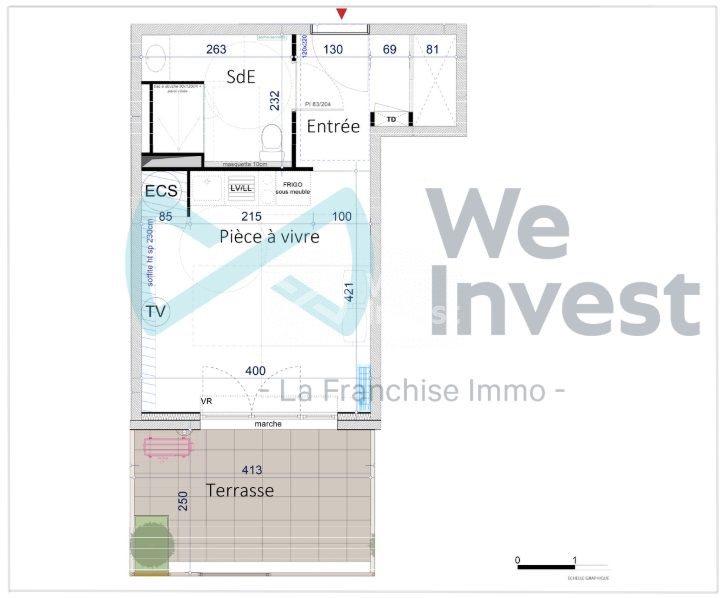 Appartement à vendre, 27m², Jacou