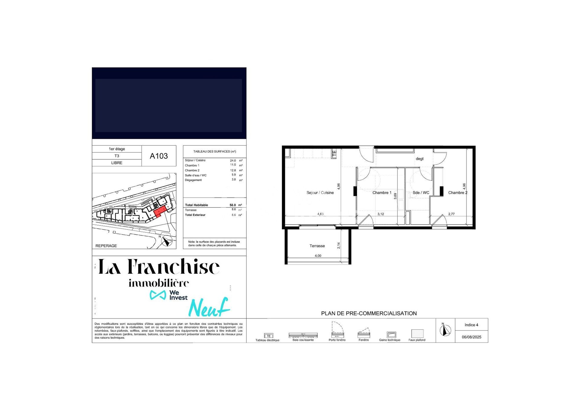 Appartement à vendre, 58m², Montpellier