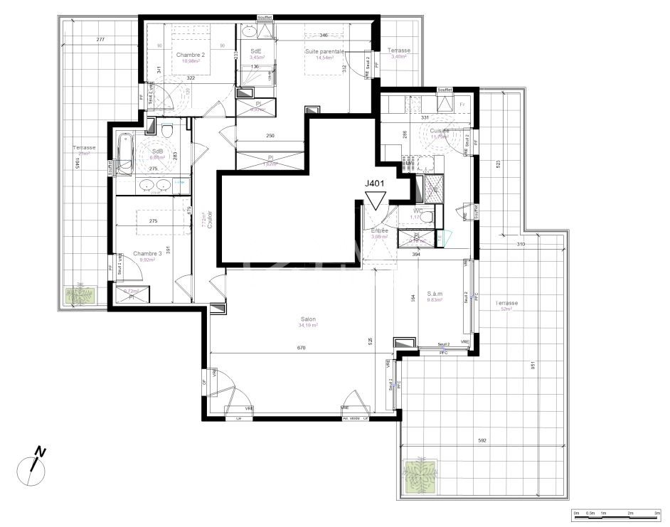 Appartement à vendre, 118m², Le Crès