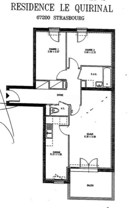 Appartement à vendre, 68m², Strasbourg