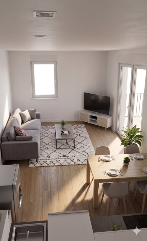 Appartement à vendre, 66m², Pantin