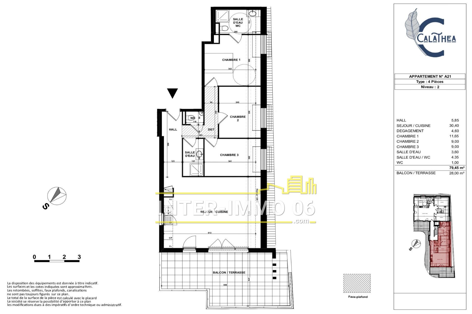 Appartement à vendre, 80m², Villeneuve-Loubet