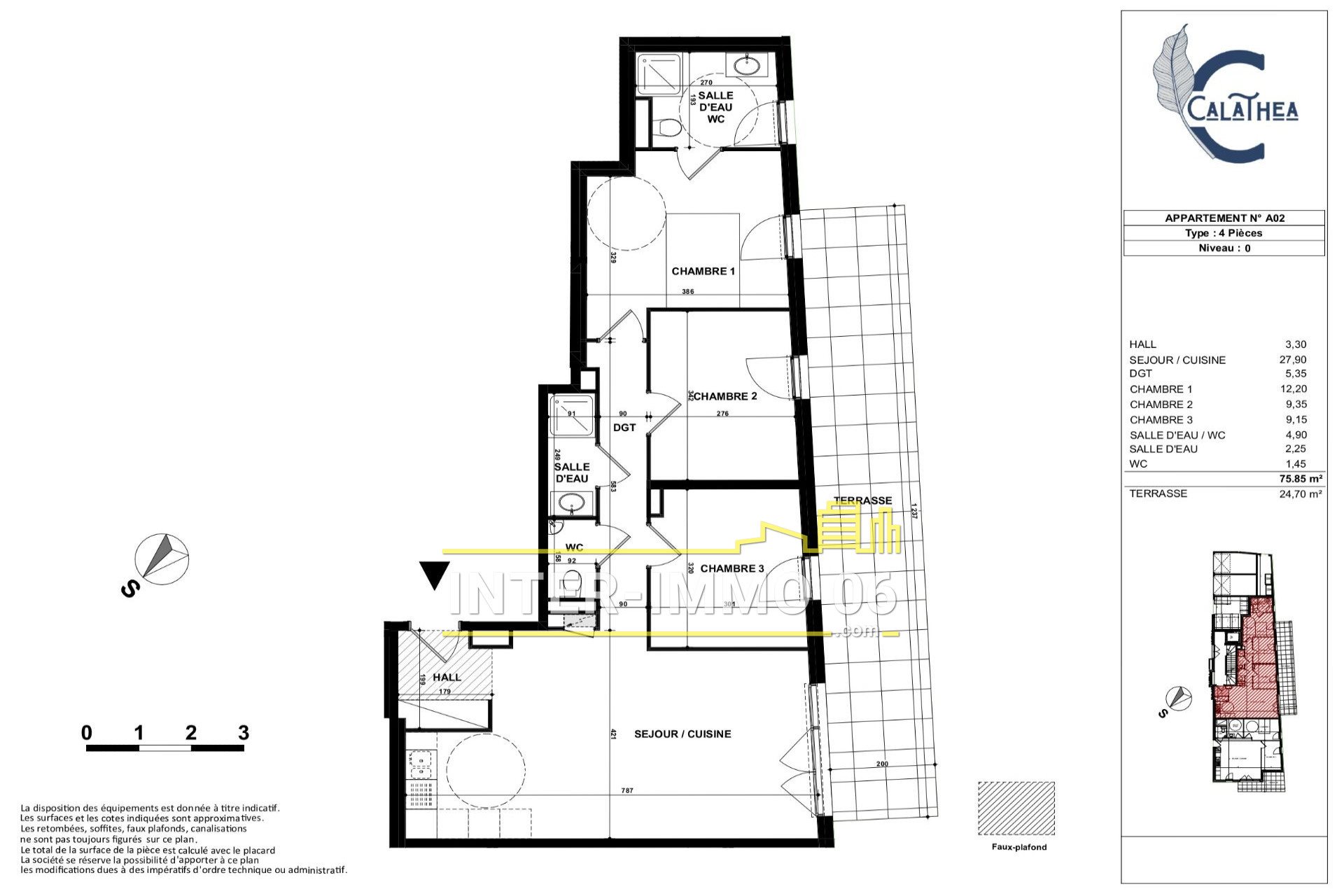Appartement à vendre, 76m², Villeneuve-Loubet