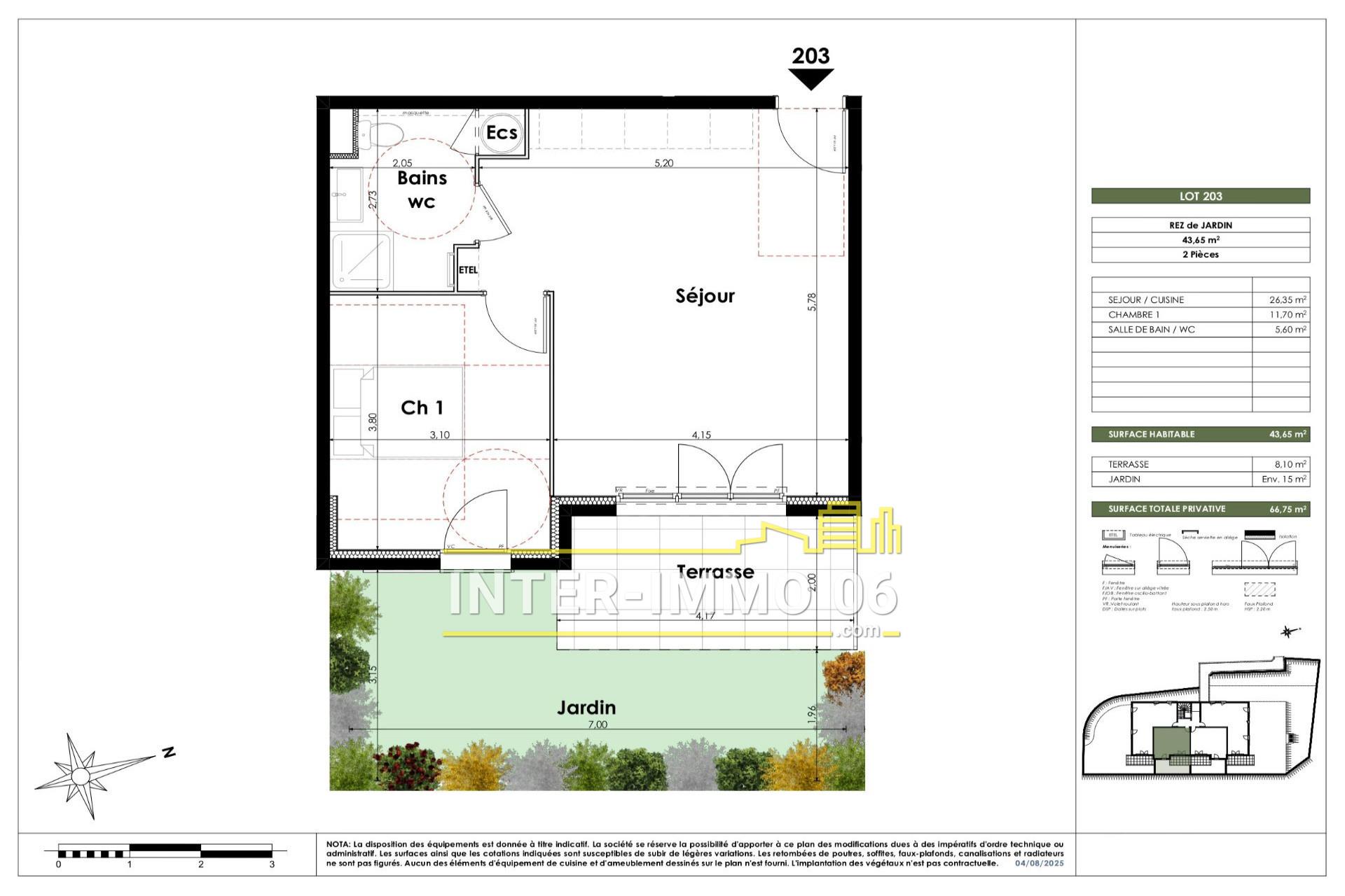 Appartement à vendre, 44m², Saint-Laurent-du-Var