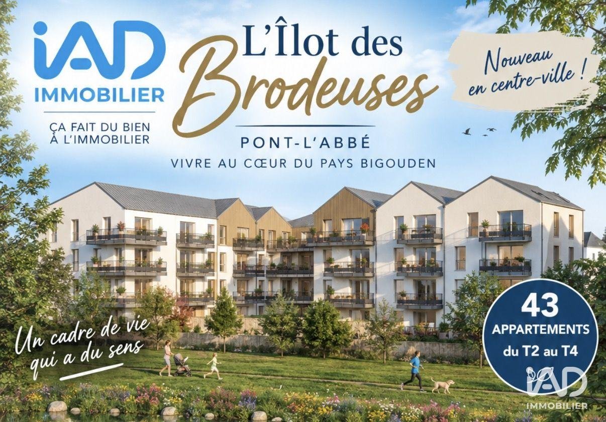 Appartement à vendre, 63m², Pont-l'Abbé