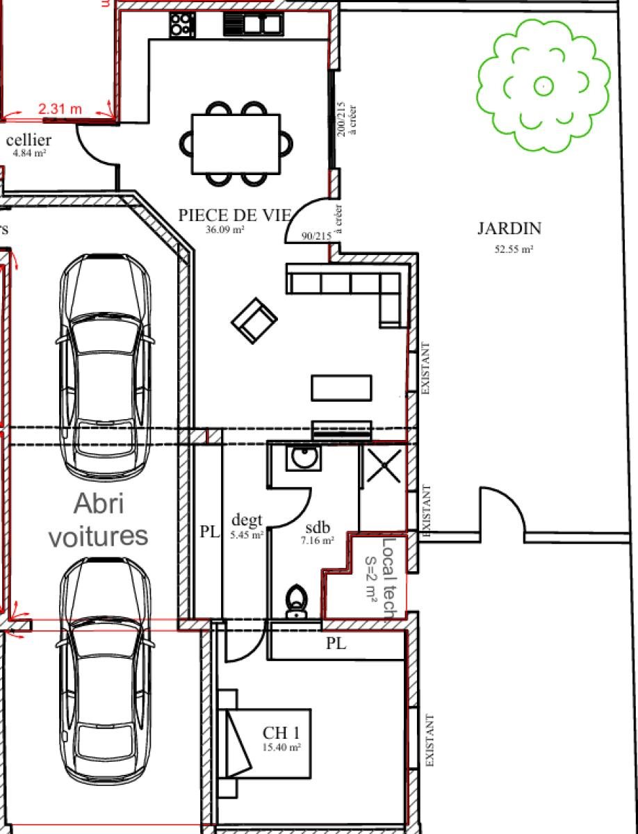 Appartement à vendre, 64m², Valergues