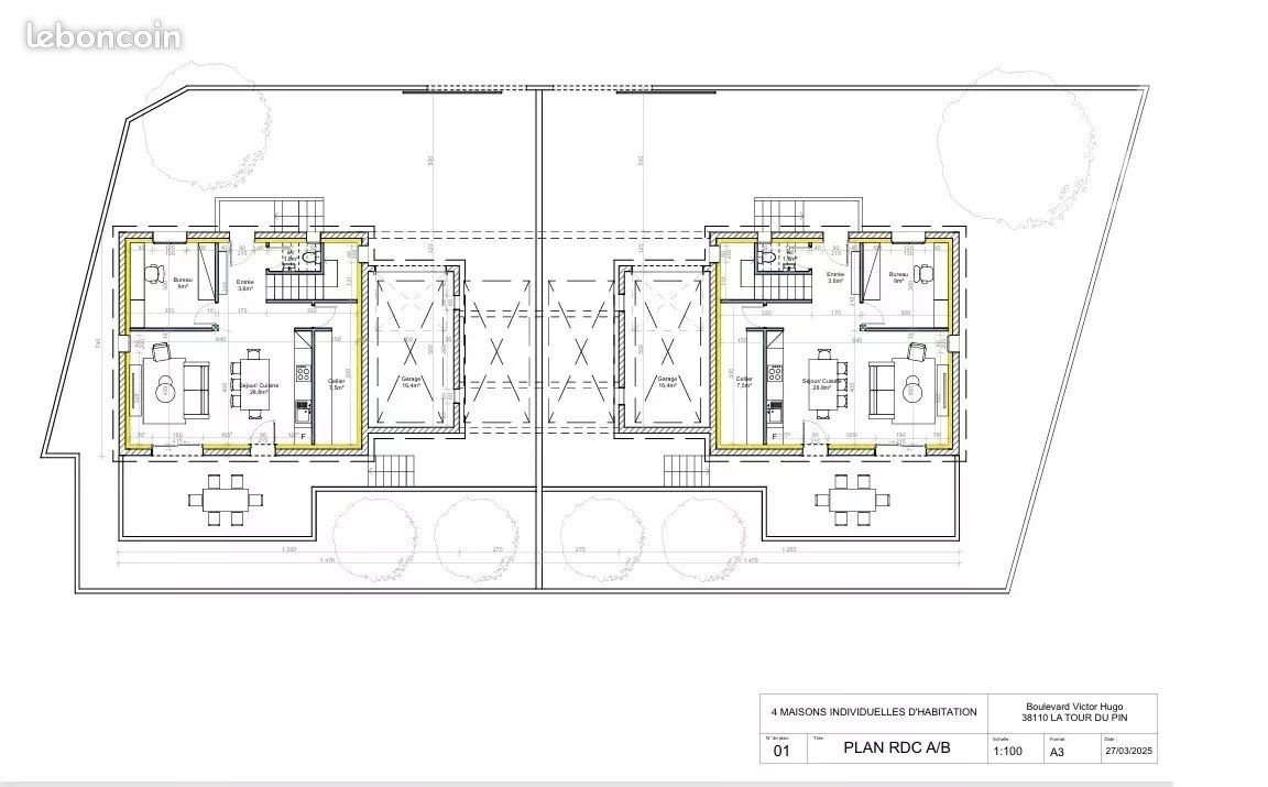 Maison à vendre, 115m², La Tour-du-Pin