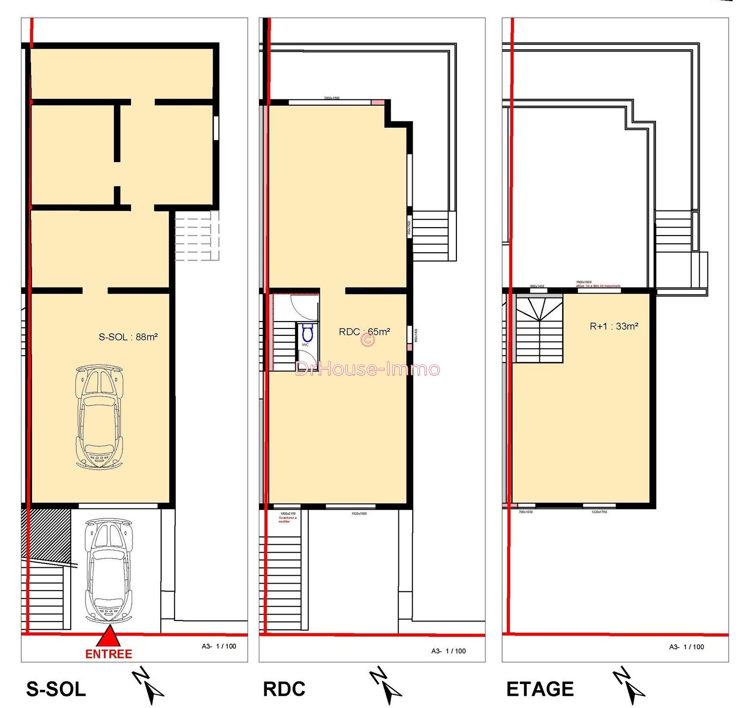 Maison à vendre, 98m², Ingrandes