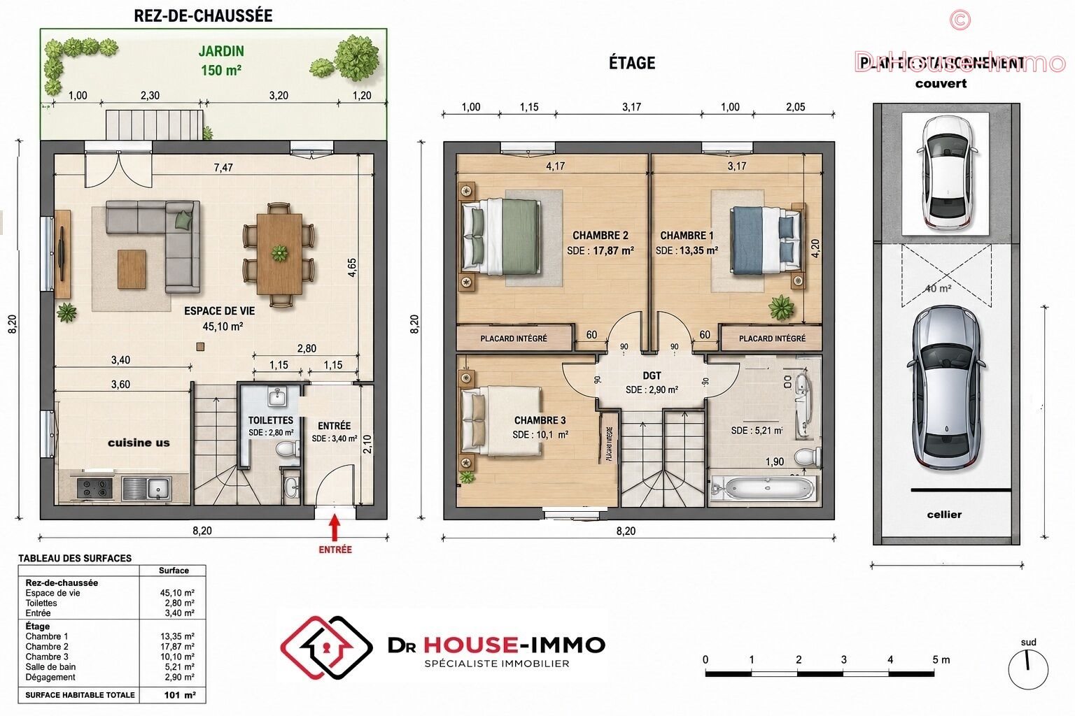 Maison à vendre, 101m², Cugnaux
