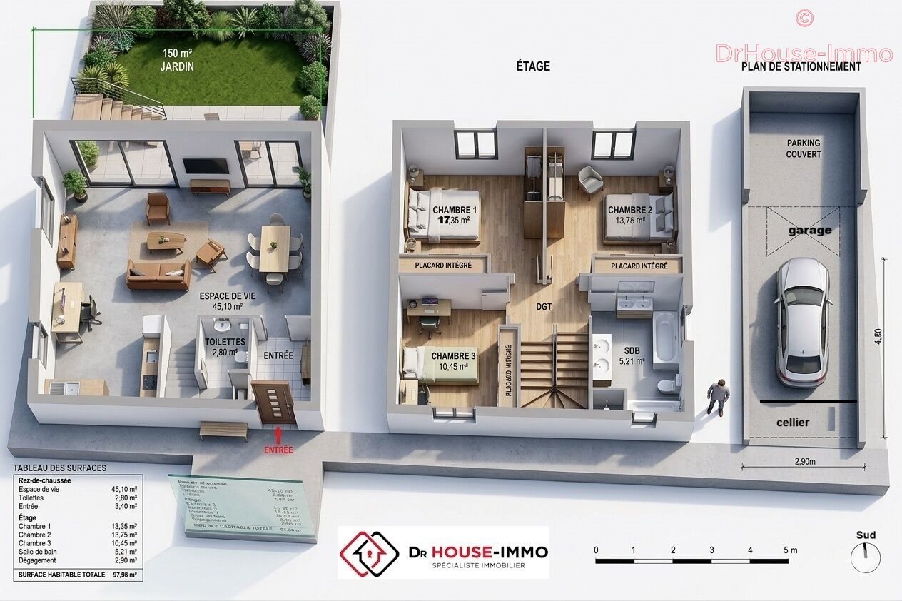 Maison à vendre, 101m², Cugnaux
