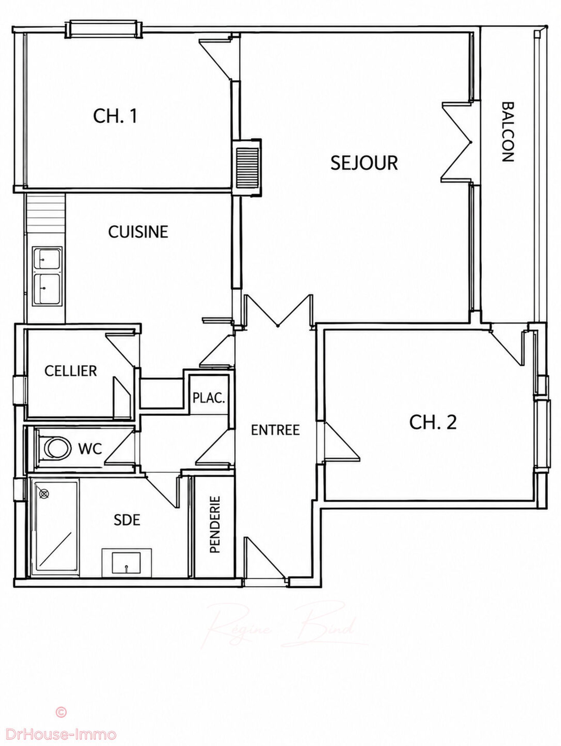 Appartement à vendre, 76m², Le Bouscat