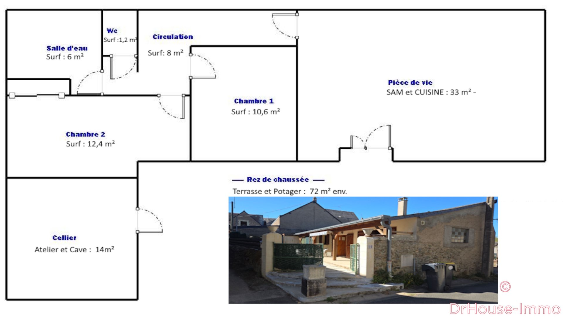Maison à vendre, 71m², Rochefort-sur-Loire