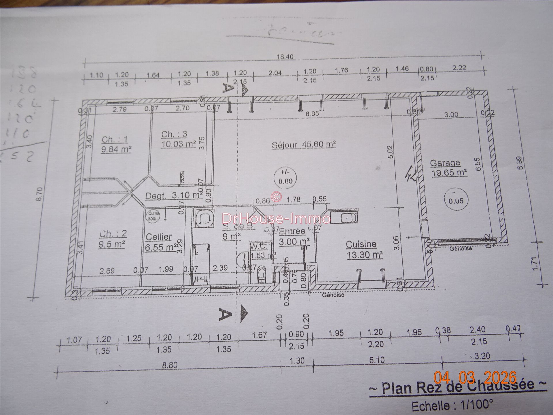 Maison à vendre, 115m², Saint-Aubin-de-Blaye