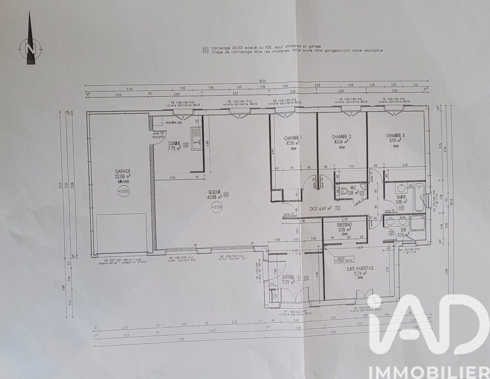 Maison à vendre, 119m², Palluau