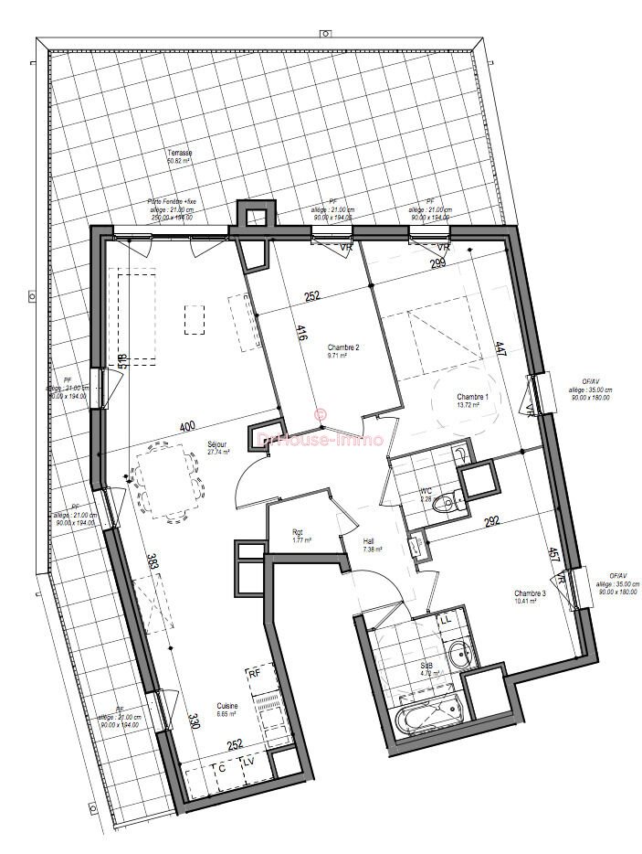 Appartement à vendre, 84m², Haubourdin