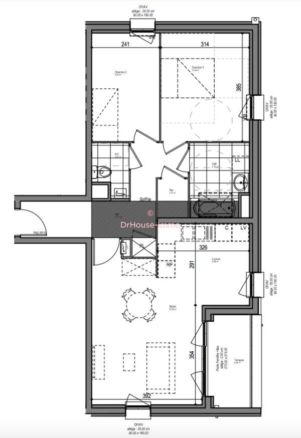 Appartement à vendre, 69m², Haubourdin