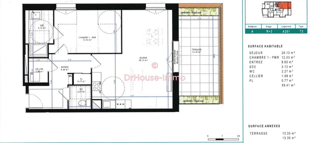 Appartement à vendre, 59m², Lille