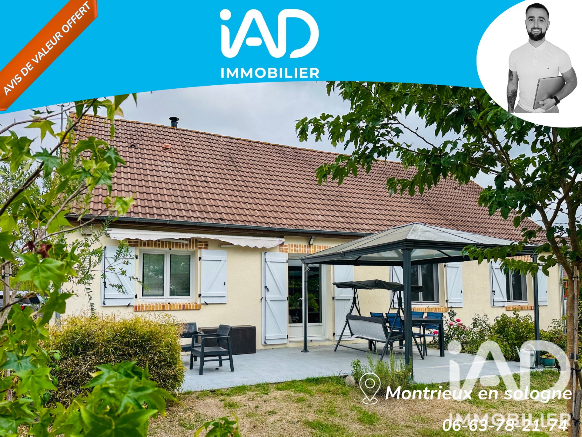 Maison à vendre, 98m², Montrieux-en-Sologne