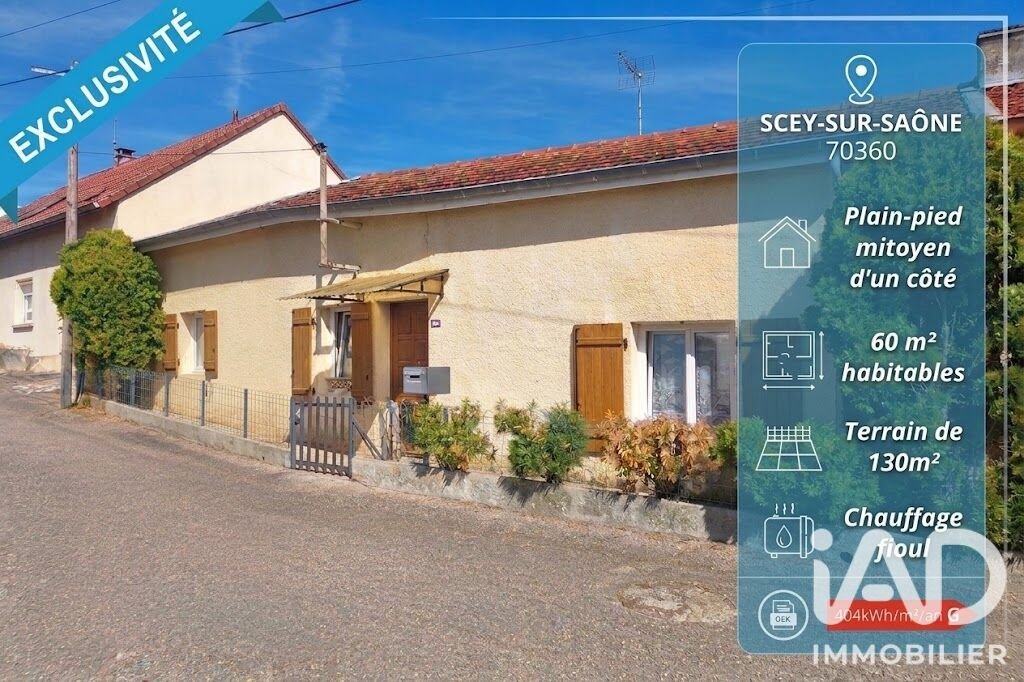 Maison à vendre, 60m², Scey-sur-Saône-et-Saint-Albin