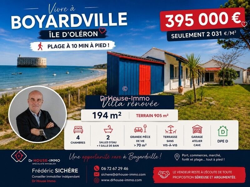 Maison à vendre, 195m², Saint-Georges-d'Oléron