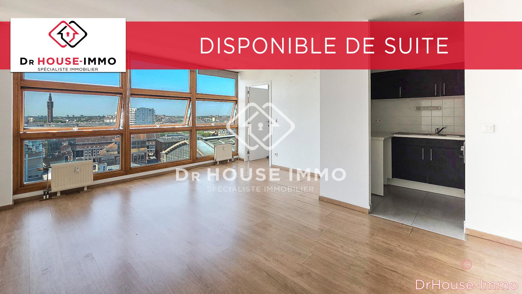 Appartement à vendre, 45m², Euralille
