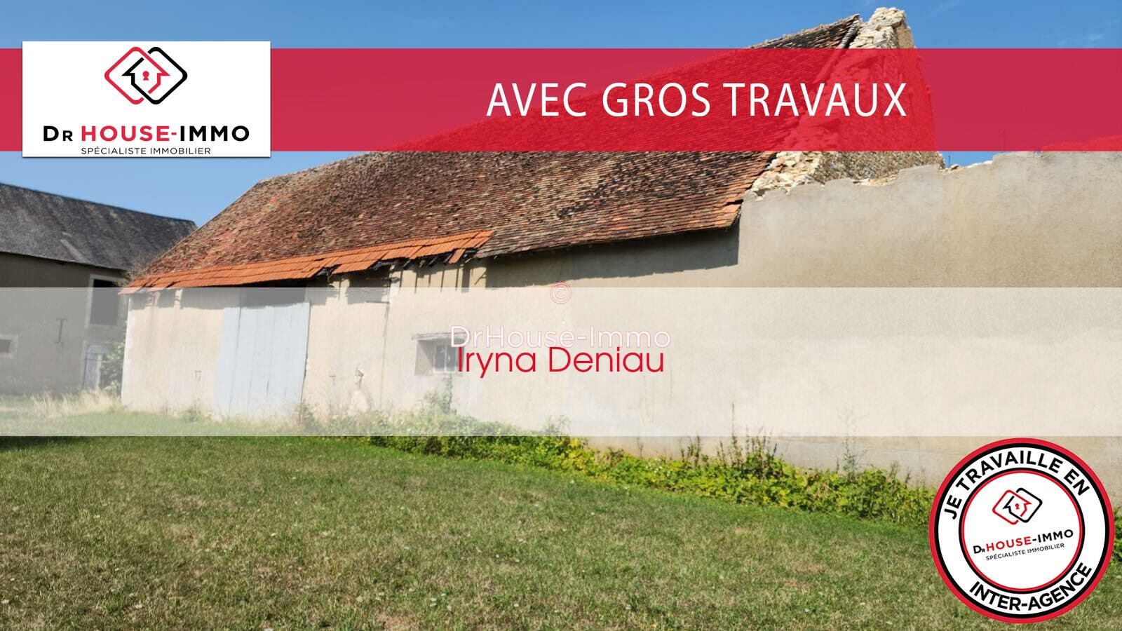 Maison à vendre, 600m², Montierchaume